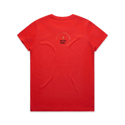 Mum Heart - Women's Maple Tee
