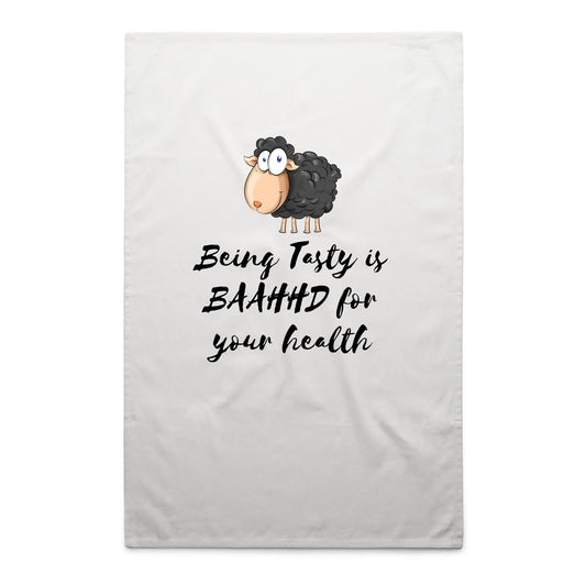 Being Tasty Tea Towel (Lamb)