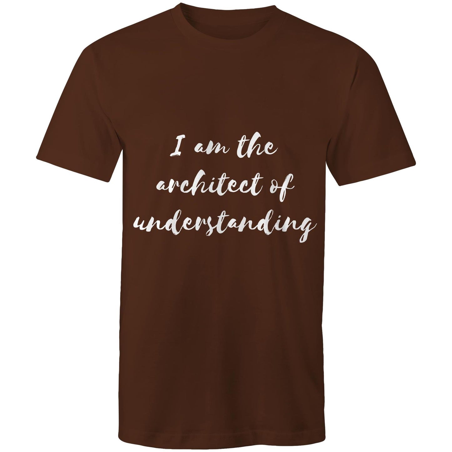 I am the architect of understanding - Mens T-Shirt