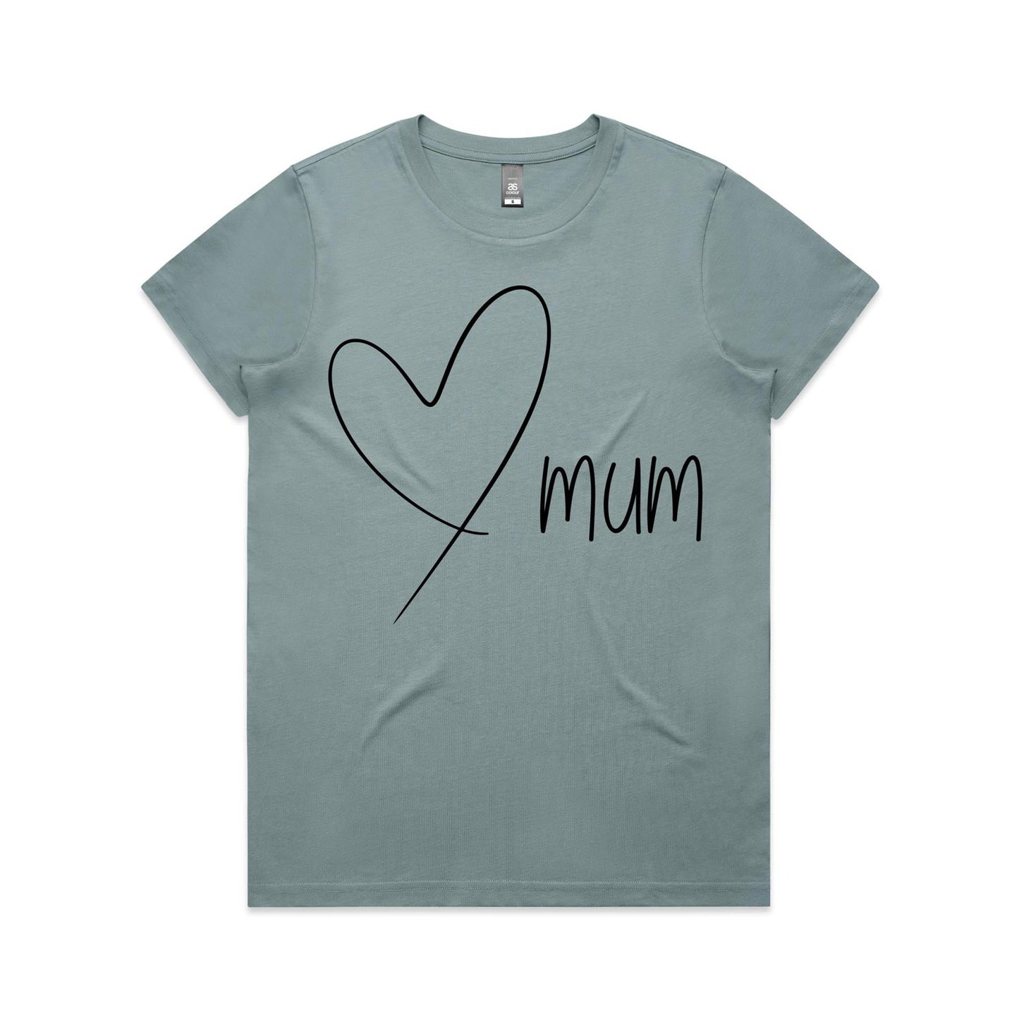 Mum Heart - Women's Maple Tee