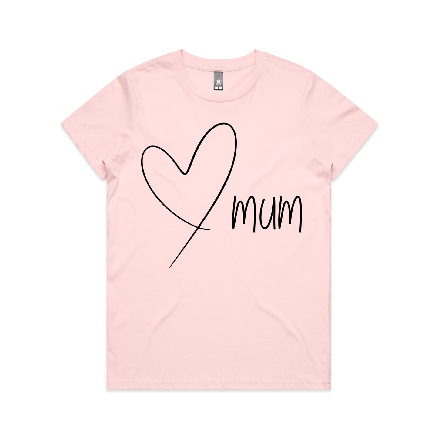 Mum Heart - Women's Maple Tee