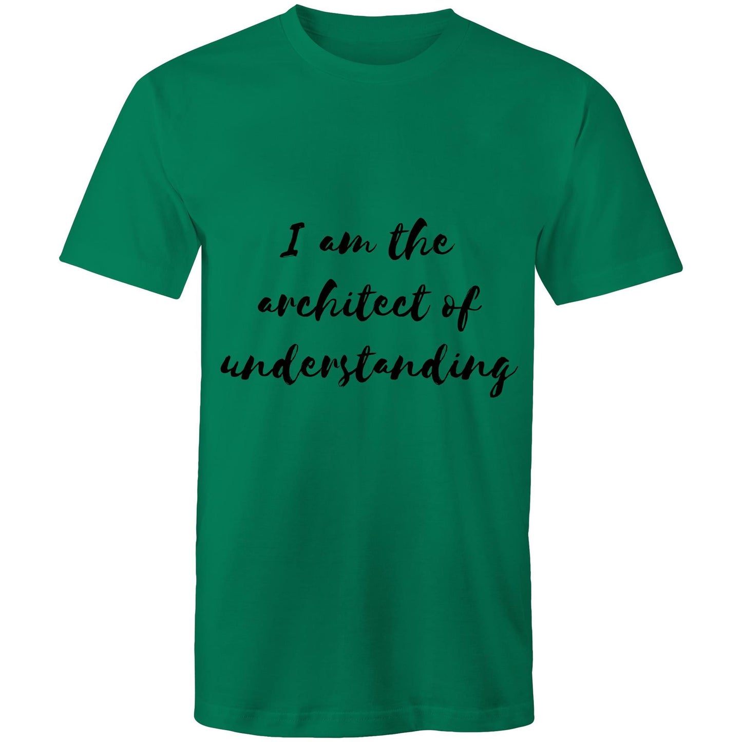 I am the architect of understanding - Mens T-Shirt