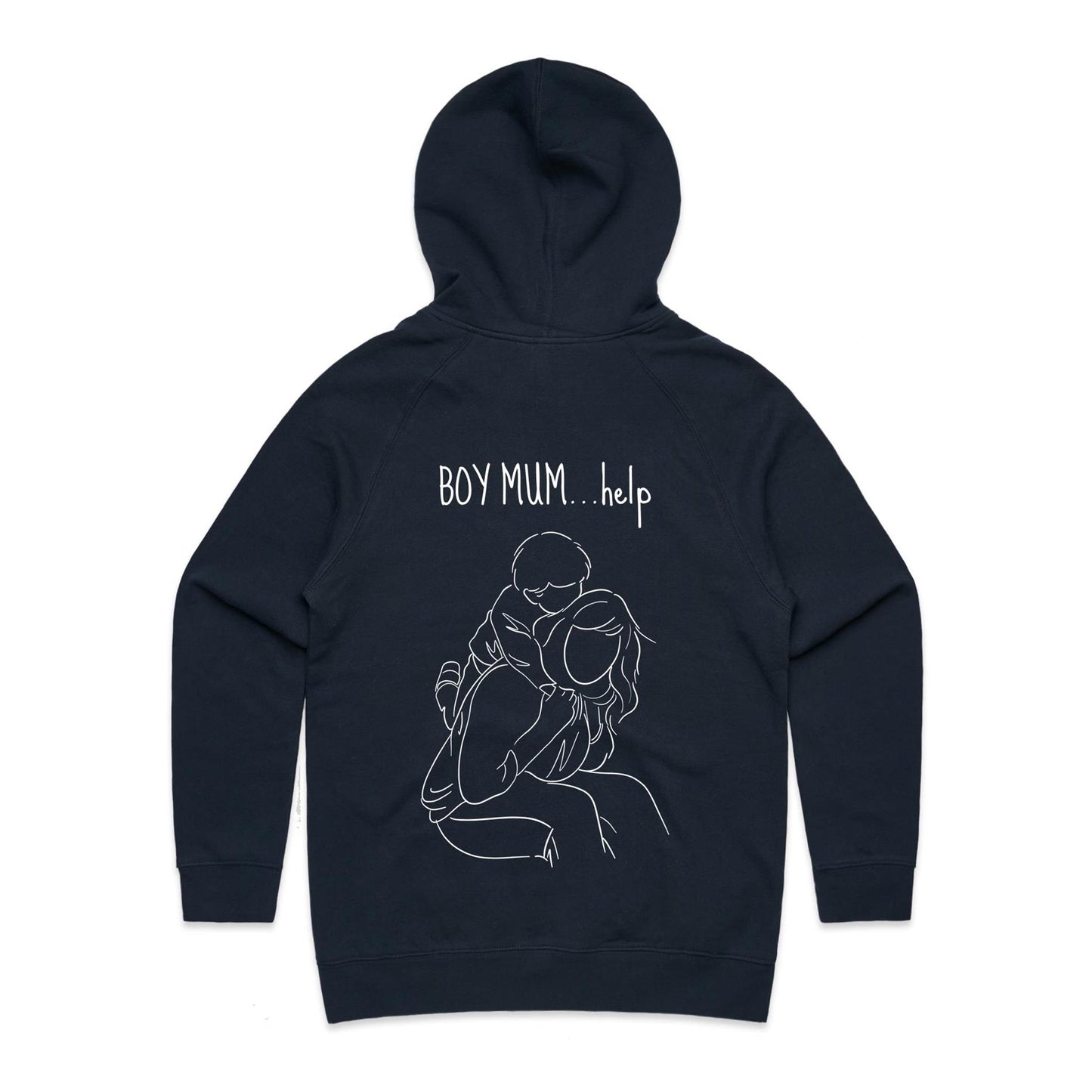 Boy Mum....Help - Women's Supply Hood