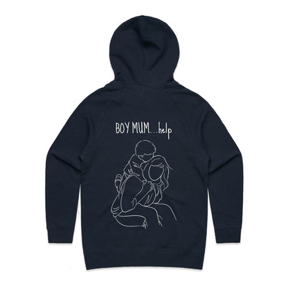 Boy Mum....Help - Women's Supply Hood