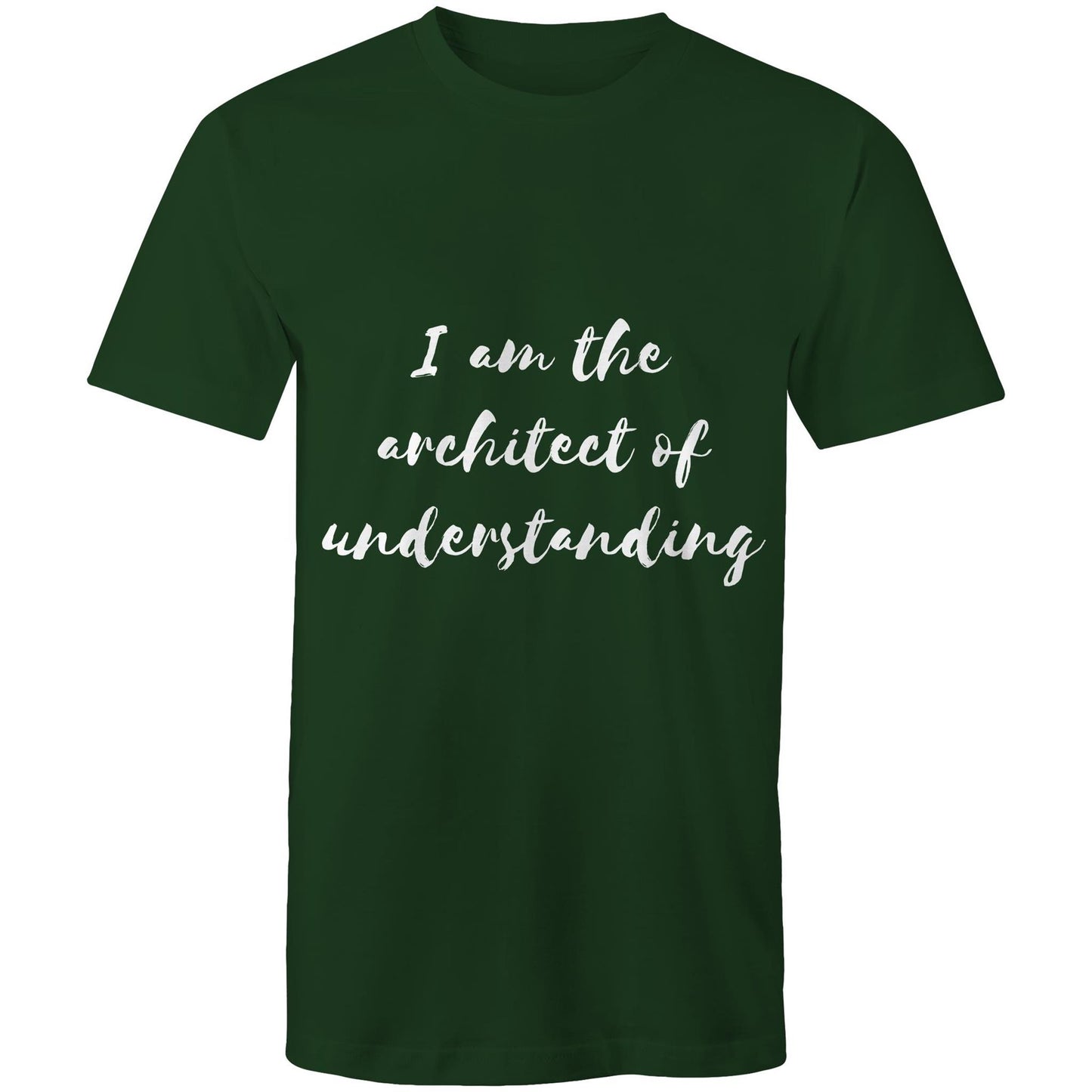 I am the architect of understanding - Mens T-Shirt