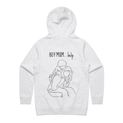 Boy Mum....Help - Women's Supply Hood