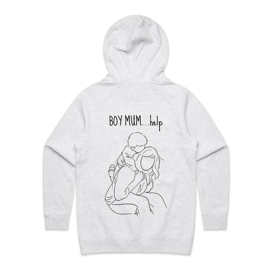 Boy Mum....Help - Women's Supply Hood