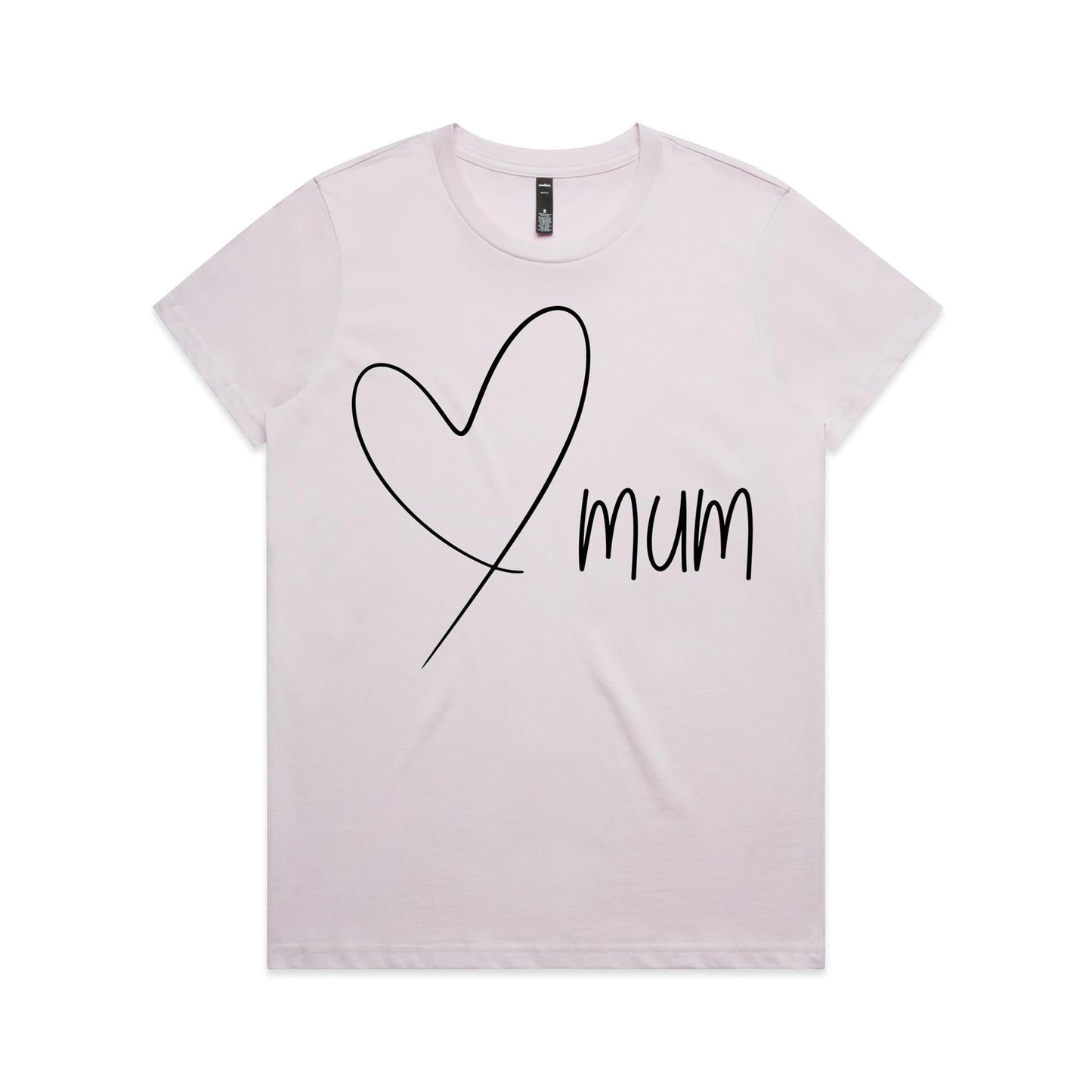 Mum Heart - Women's Maple Tee