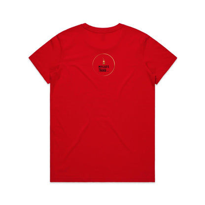 Mum Heart - Women's Maple Tee