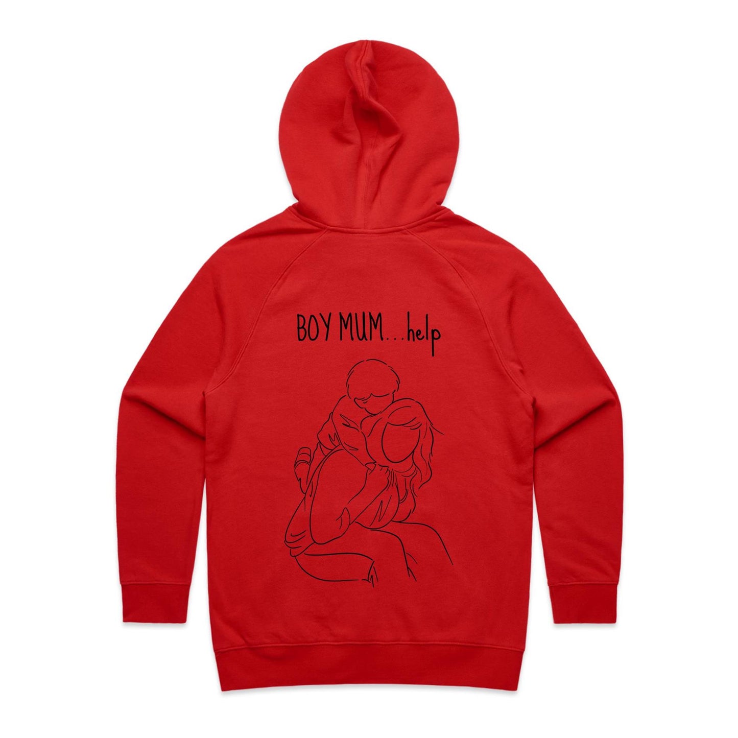 Boy Mum....Help - Women's Supply Hood