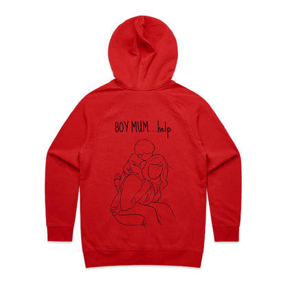 Boy Mum....Help - Women's Supply Hood