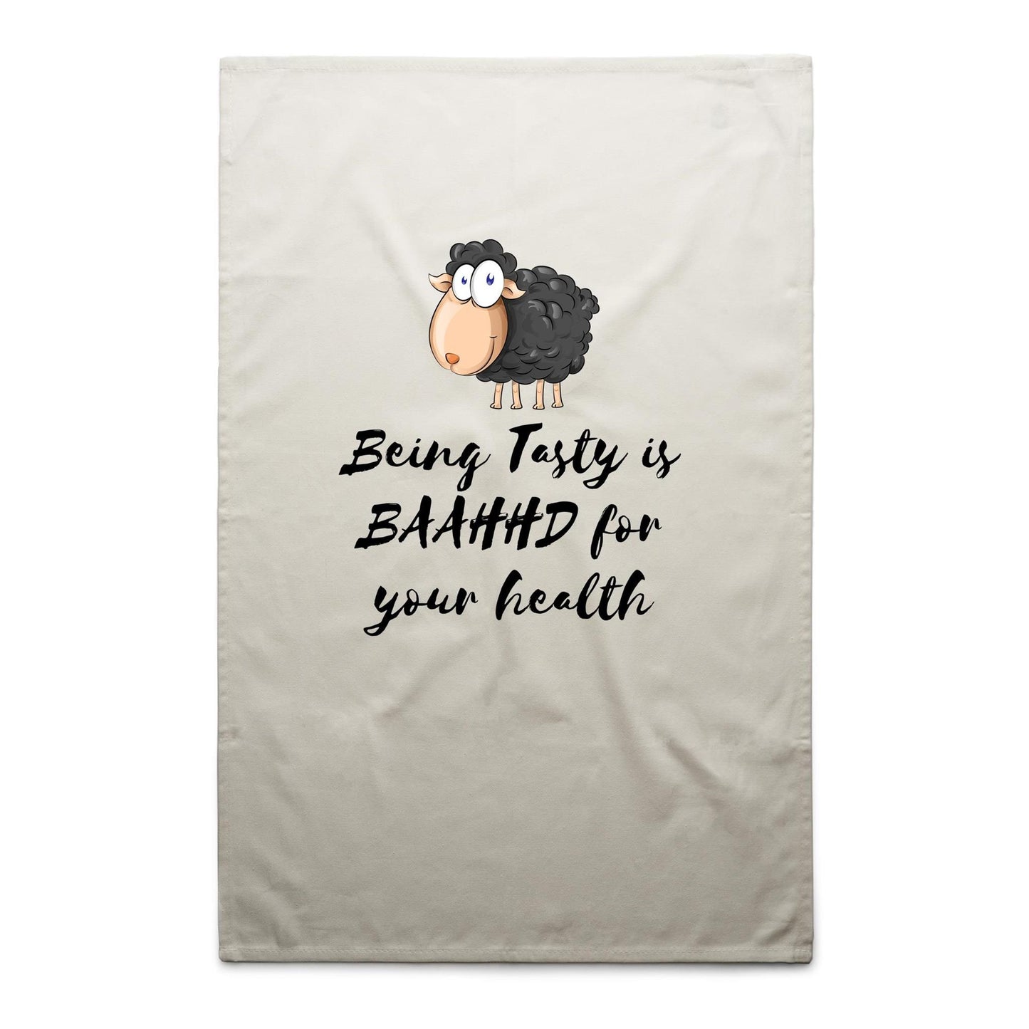 Being Tasty Tea Towel (Lamb)