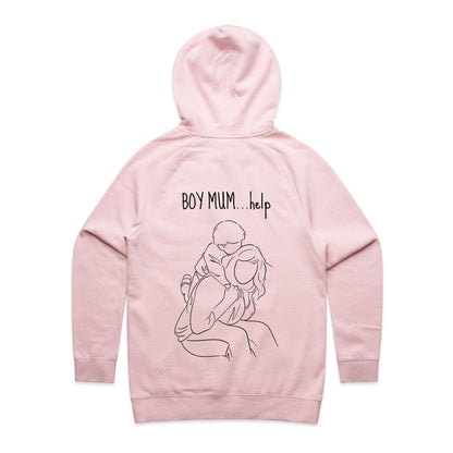 Boy Mum....Help - Women's Supply Hood