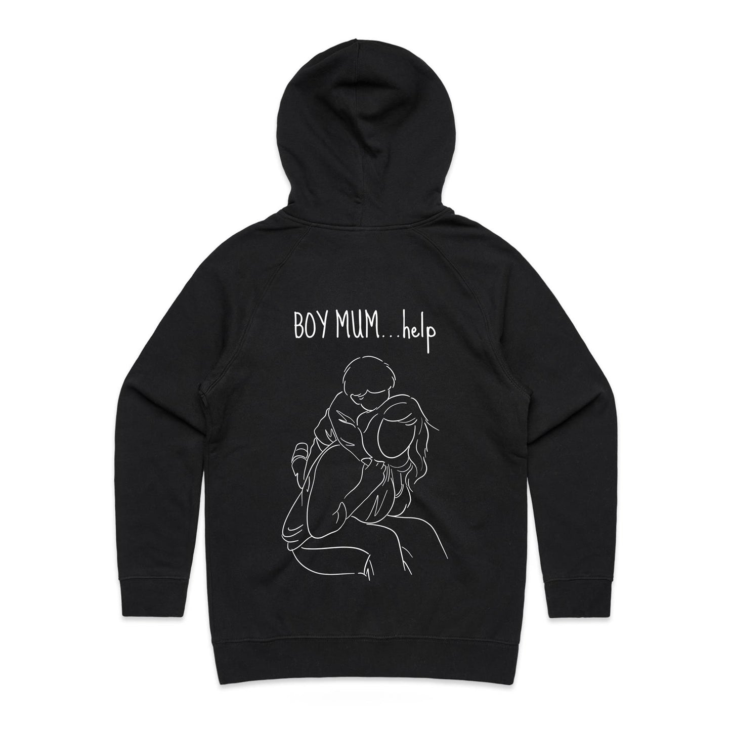 Boy Mum....Help - Women's Supply Hood