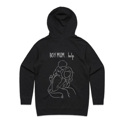 Boy Mum....Help - Women's Supply Hood