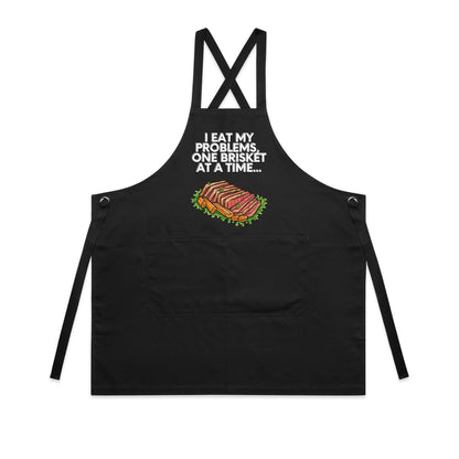 Apron - I EAT my problems, one Brisket at a time...