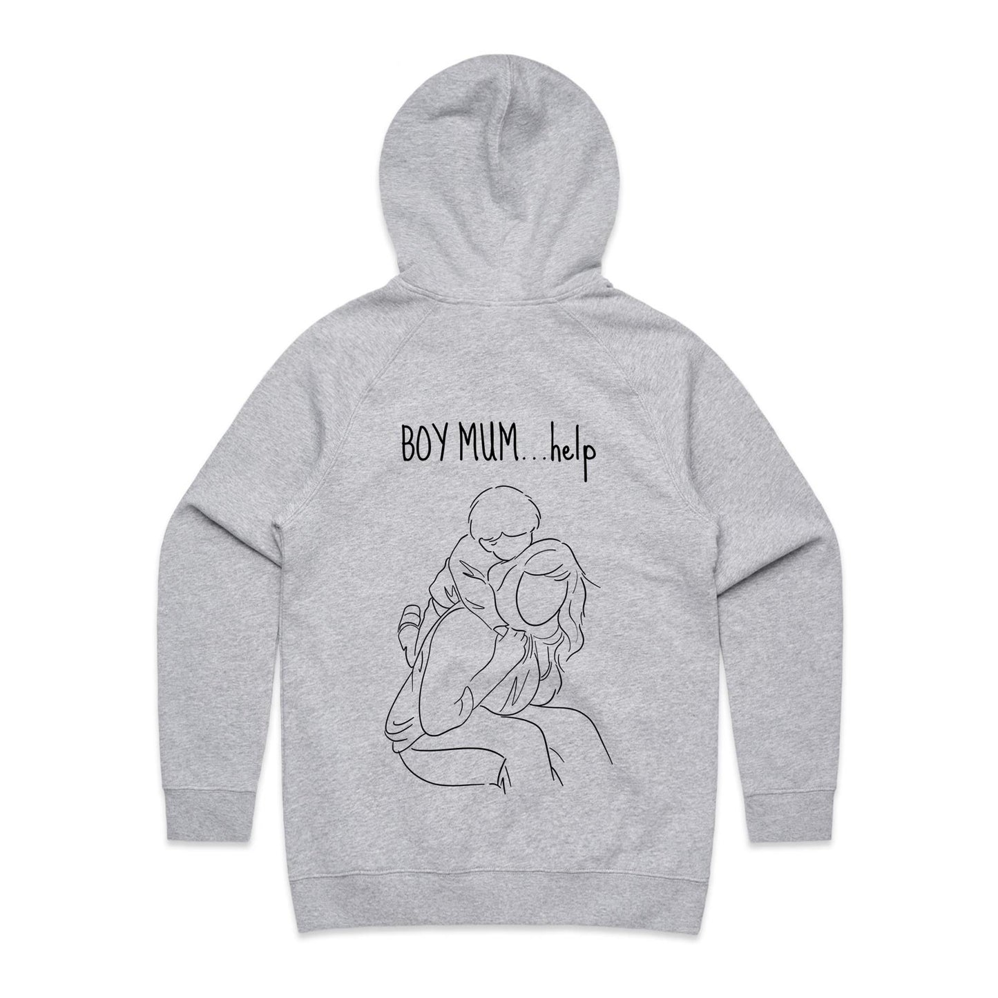 Boy Mum....Help - Women's Supply Hood