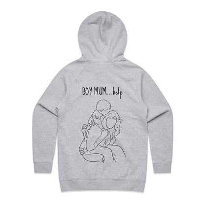 Boy Mum....Help - Women's Supply Hood