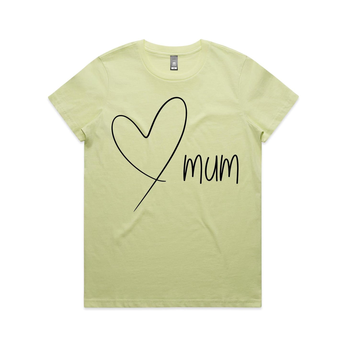 Mum Heart - Women's Maple Tee